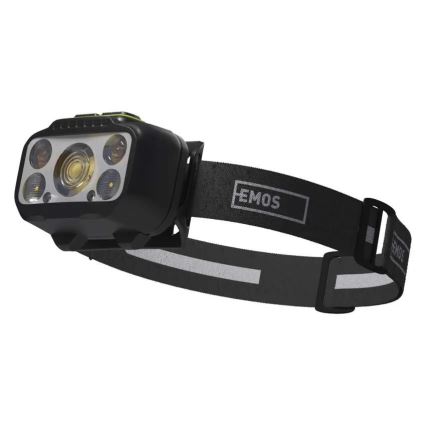 Prigušiva punjiva čelna lampa LED/3xAAA/1000 mAh 3,7V