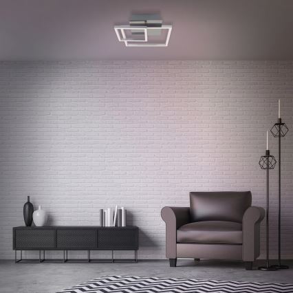 Prigušiva stropna LED svetiljka LED/12W/230V 3000K mat hrom