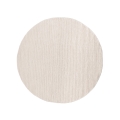 Prirodni okrugli tepih FIR WOOL 160 cm 2600 g/m2 krem boje