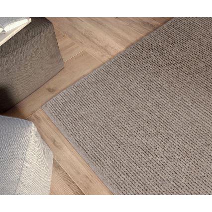 Prirodni tepih FIR WOOL 120x170 cm, 2600 g/m2, bež