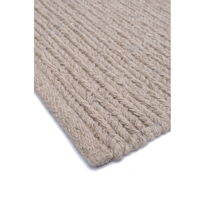Prirodni tepih FIR WOOL 120x170 cm, 2600 g/m2, bež