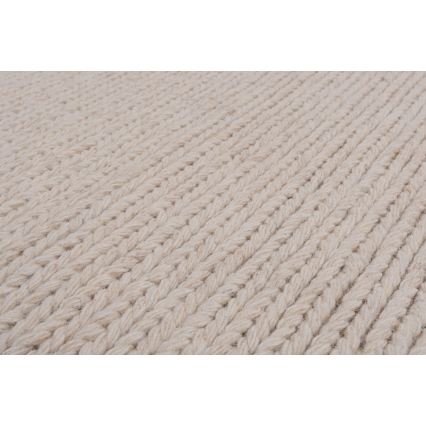 Prirodni tepih FIR WOOL 120x170 cm 2600 g/m2 krem