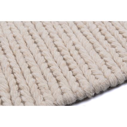 Prirodni tepih FIR WOOL 120x170 cm 2600 g/m2 krem