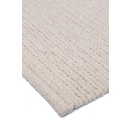 Prirodni tepih FIR WOOL 120x170 cm 2600 g/m2 krem