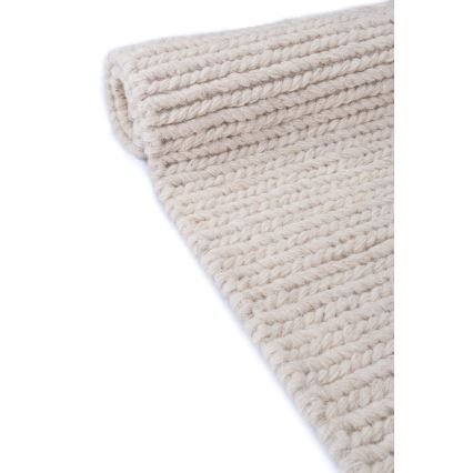 Prirodni tepih FIR WOOL 120x170 cm 2600 g/m2 krem