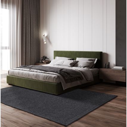 Prirodni tepih FIR WOOL 160x230 cm 2600 g/m2 antracit