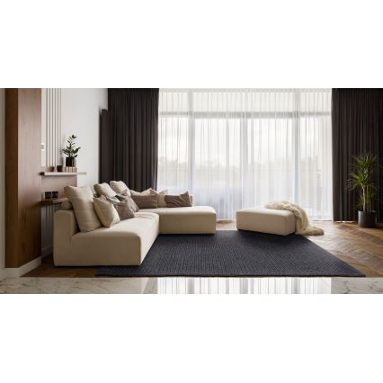 Prirodni tepih FIR WOOL 160x230 cm 2600 g/m2 antracit
