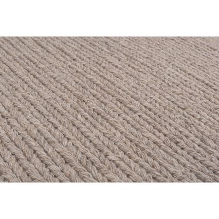 Prirodni tepih FIR WOOL 70x140 cm, 2600 g/m2, bež