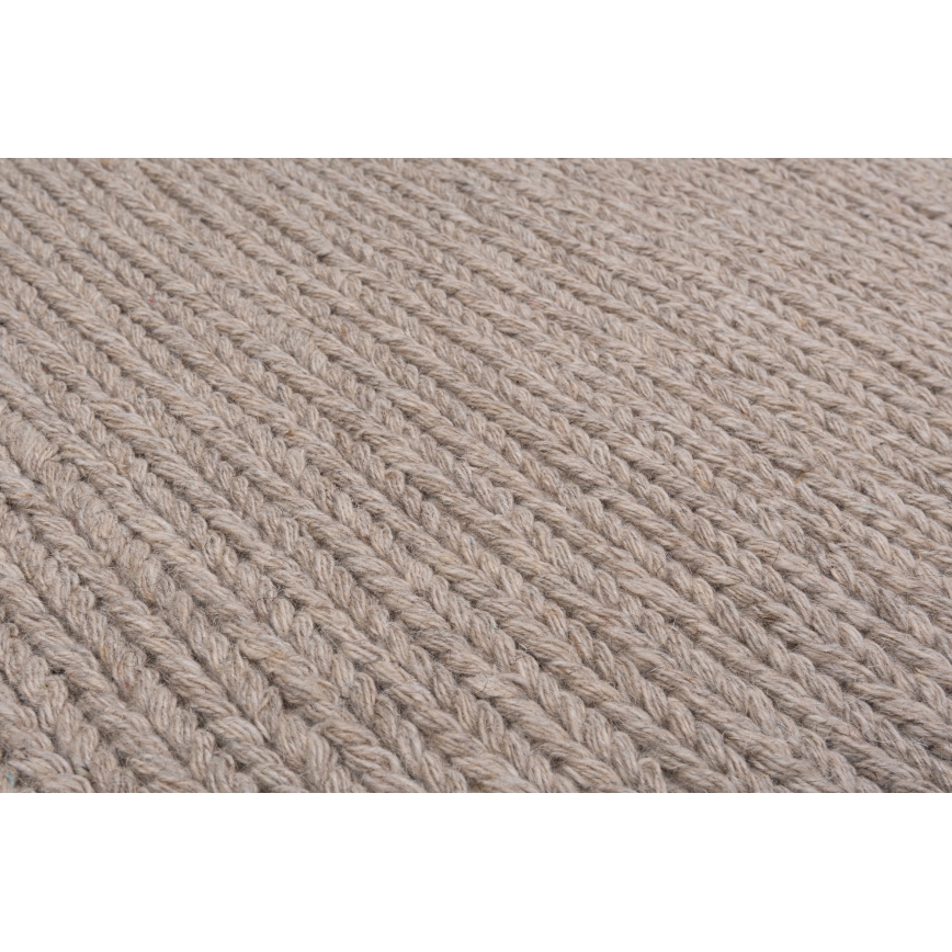 Prirodni tepih FIR WOOL 70x140 cm, 2600 g/m2, bež