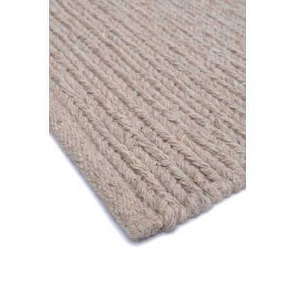 Prirodni tepih FIR WOOL 70x140 cm, 2600 g/m2, bež