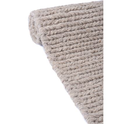 Prirodni tepih FIR WOOL 70x140 cm, 2600 g/m2, bež