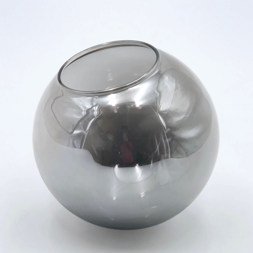 Prislonjen luster MALENA 6xE14/5W/230V mat hrom/dimljeno