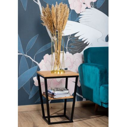 Pristavni stočić EXPAND 57x40 cm crna/smeđa