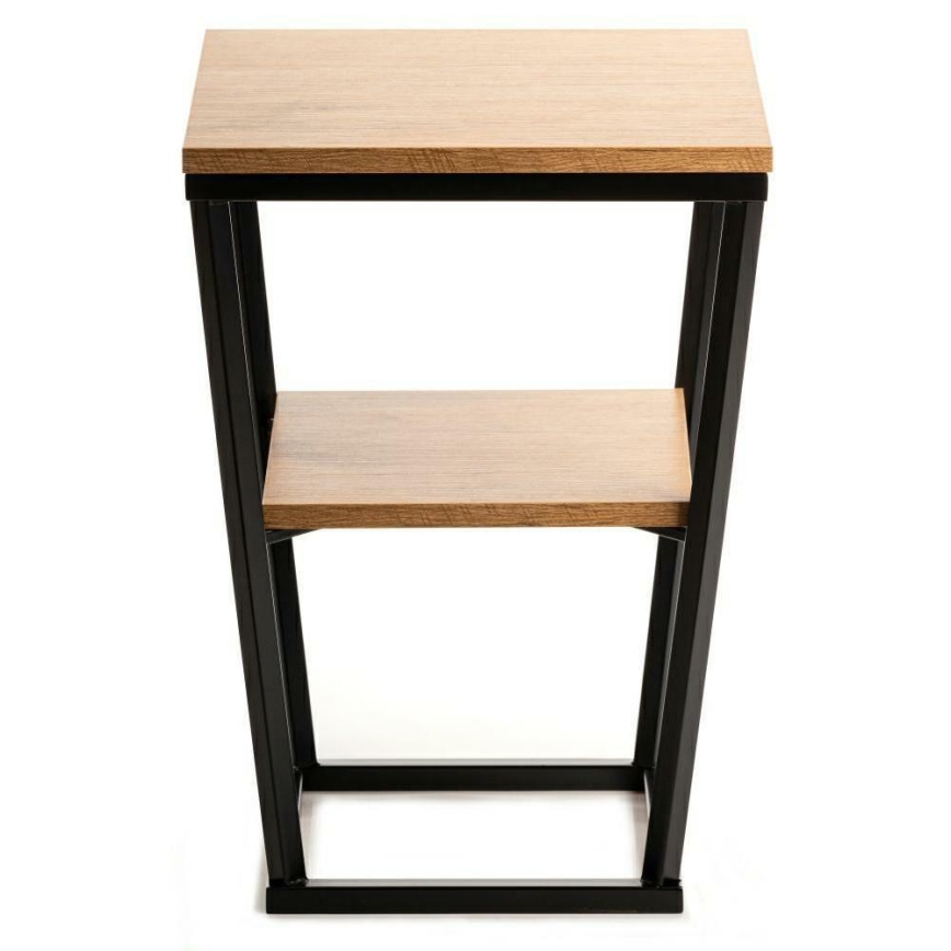 Pristavni stočić EXPAND 57x40 cm crna/smeđa