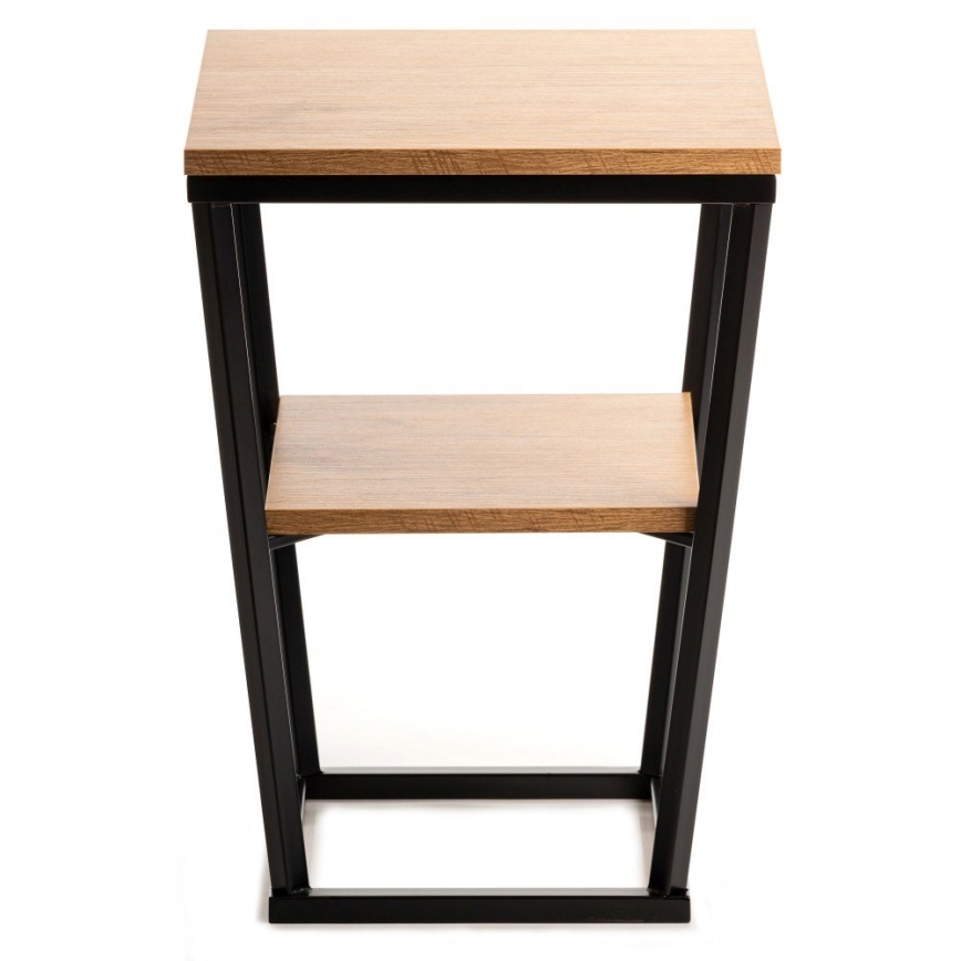 Pristavni stočić EXPAND 57x40 cm crna/smeđa