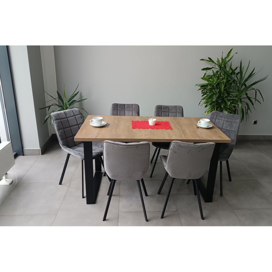 Produživi trpezarijski sto COLIN hrast