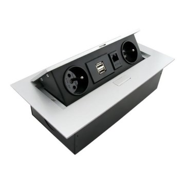 Produžna traka 2x230V/2xUSB/1xRJ45