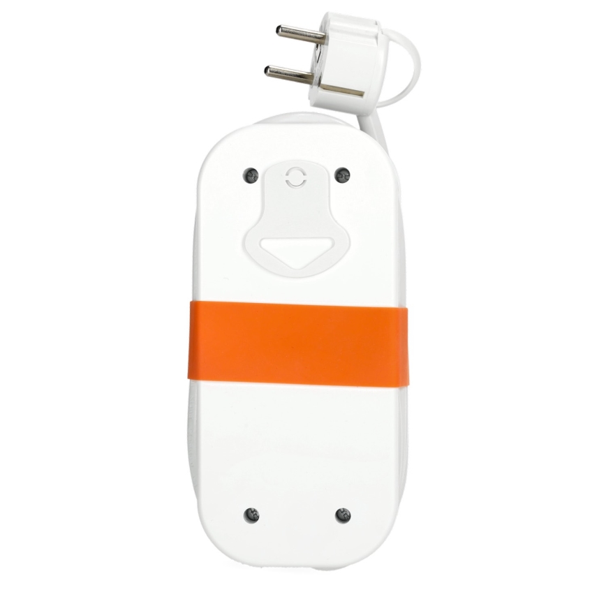 Produžni kabl 2 utičnice + 2xUSB 1,4 m bela