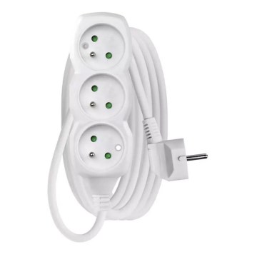 Produžni kabl 3Z, 3 m, beo