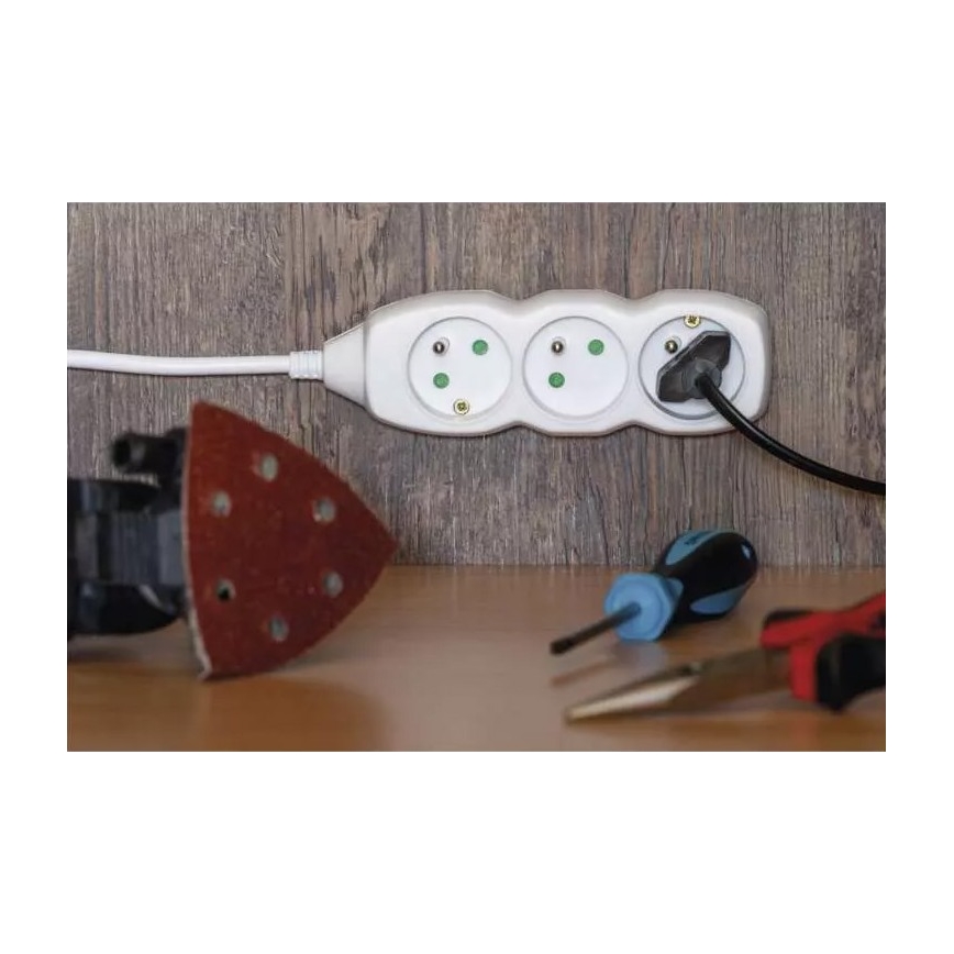 Produžni kabl 4Z 7m beli