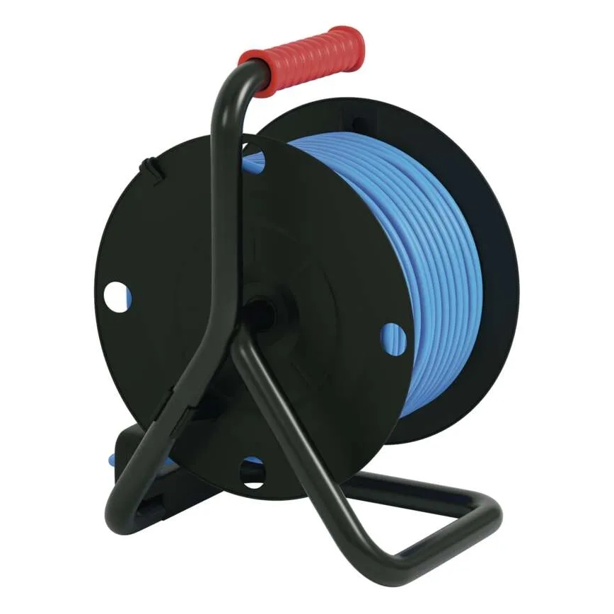 Produžni kabl na bubnju, 25 m, 4 utičnice, silikonski, IP44