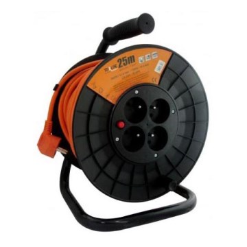 Produžni kabl na kolutu 25 m