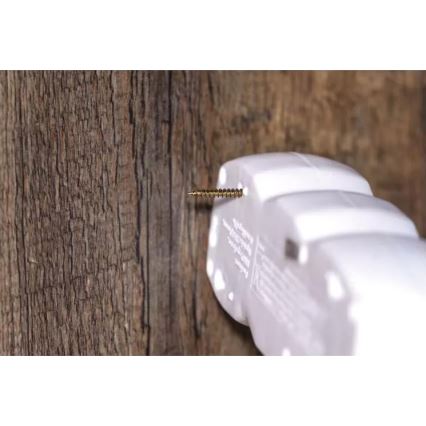 Produžni kabl sa prekidačem, 6 utičnica, 5 m, beo