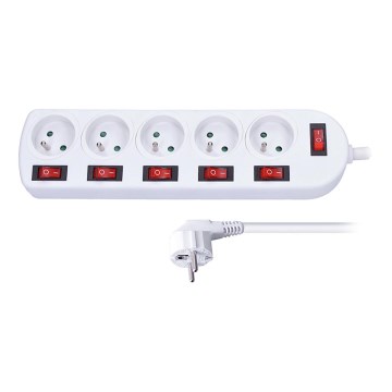 Produžni kabl sa prekidačima 2 m