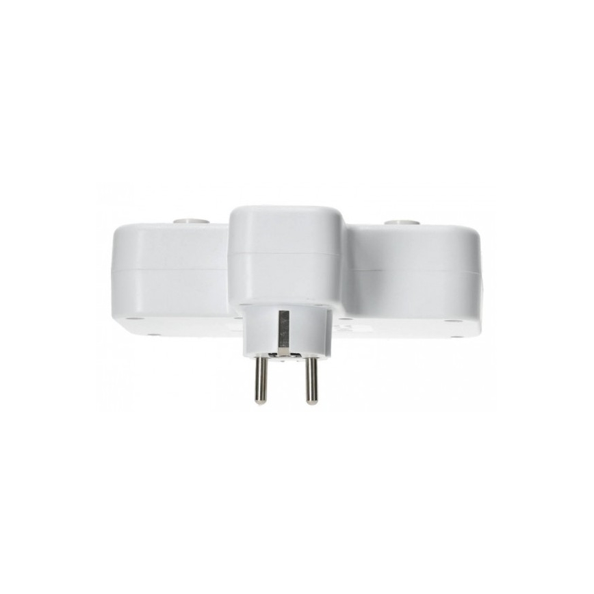 Razdelnik utičnica sa prekidačem i LED osvetljenjem LINEA PRO 2Z + 3xUSB A/C SCHUKO 4000K bela