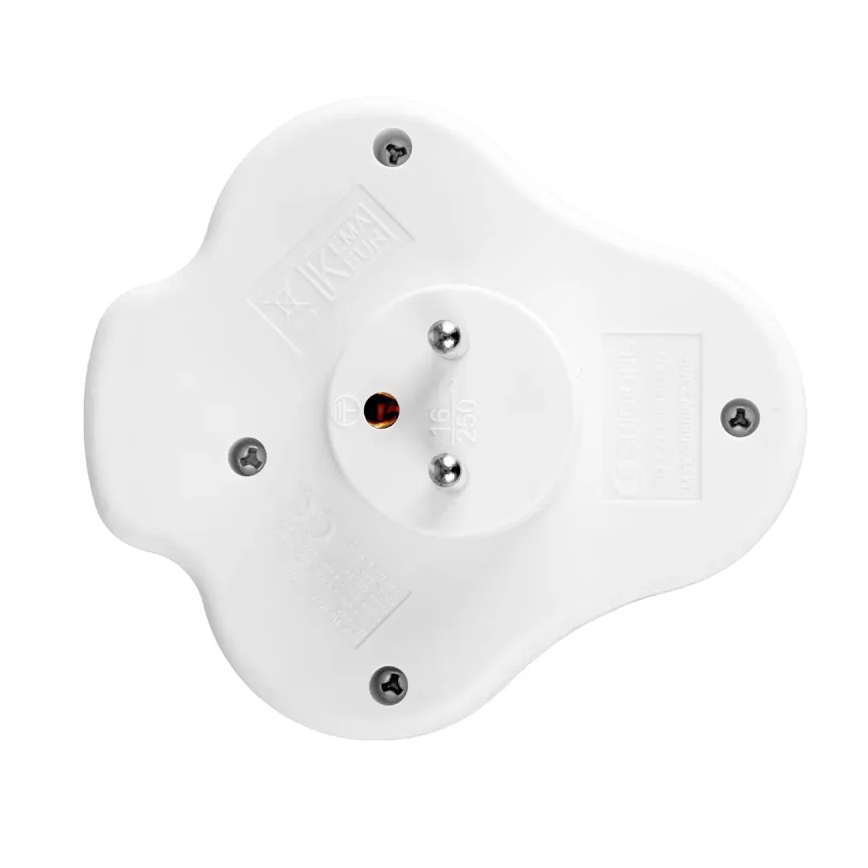 Produžni razvodnik sa prekidačem, 2 utičnice + USB-C + USB-A