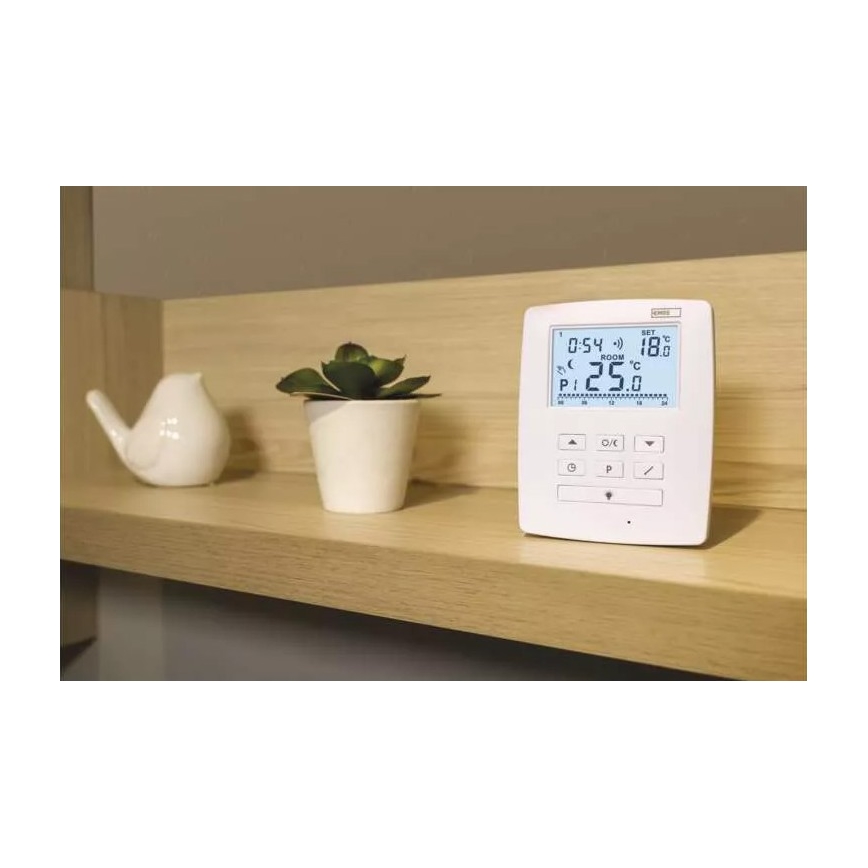 Programabilan termostat 230V+2xAA