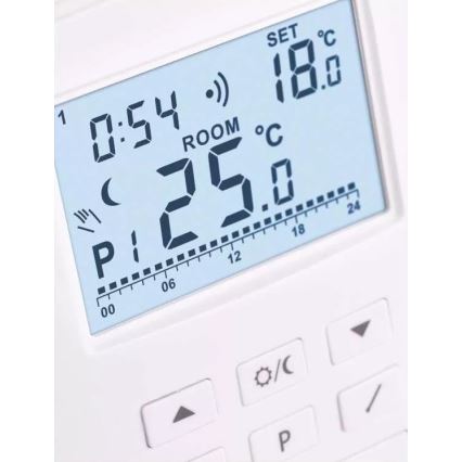 Programabilan termostat 230V+2xAA