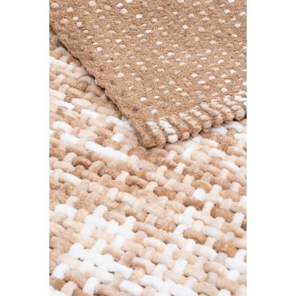 Prostirka za kupatilo BELWEDER 60x100 cm bež/bela