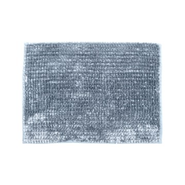 Protivklizna kupatilska prostirka CHENILLE 50x80 cm siva