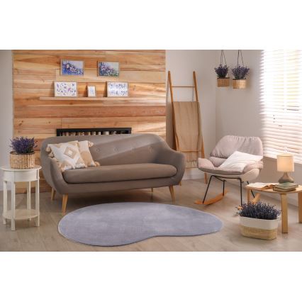 Protivklizni tepih LOREN 120x170 cm siva