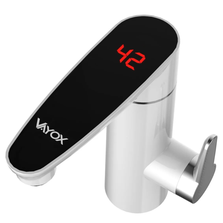 Protočni grejač vode sa LED displejom 3000W/230V IPX4, beo