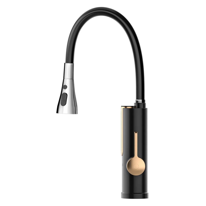 Protočni grejač vode sa LED displejom 3000W/230V IPX4 crna/zlatna