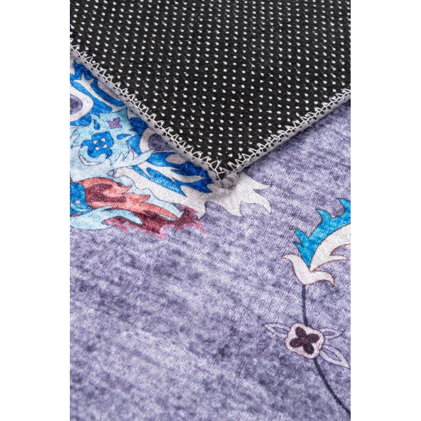 Protuklizni orijentalni tepih PRINT SHINE 160x230 cm, plave boje