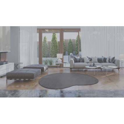 Protuklizni tepih LOREN 160x230 cm sivi