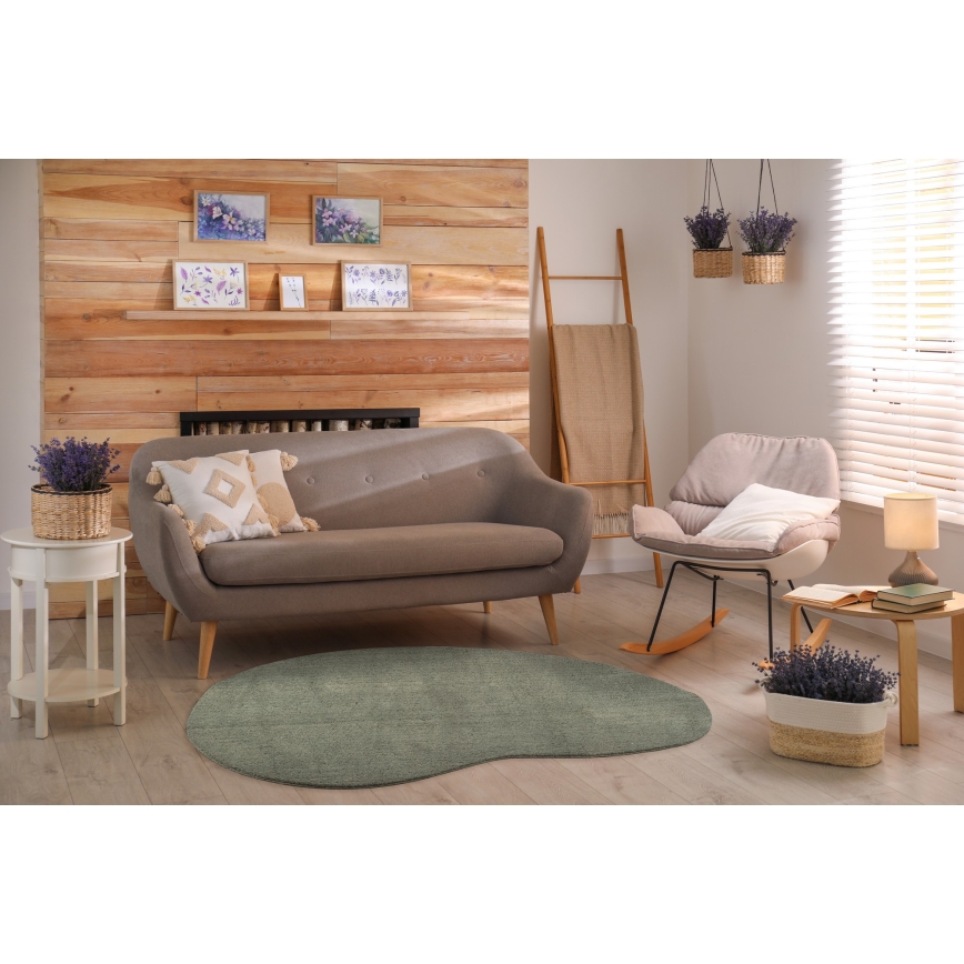 Protuklizni tepih LOREN 160x230 cm, zelene boje