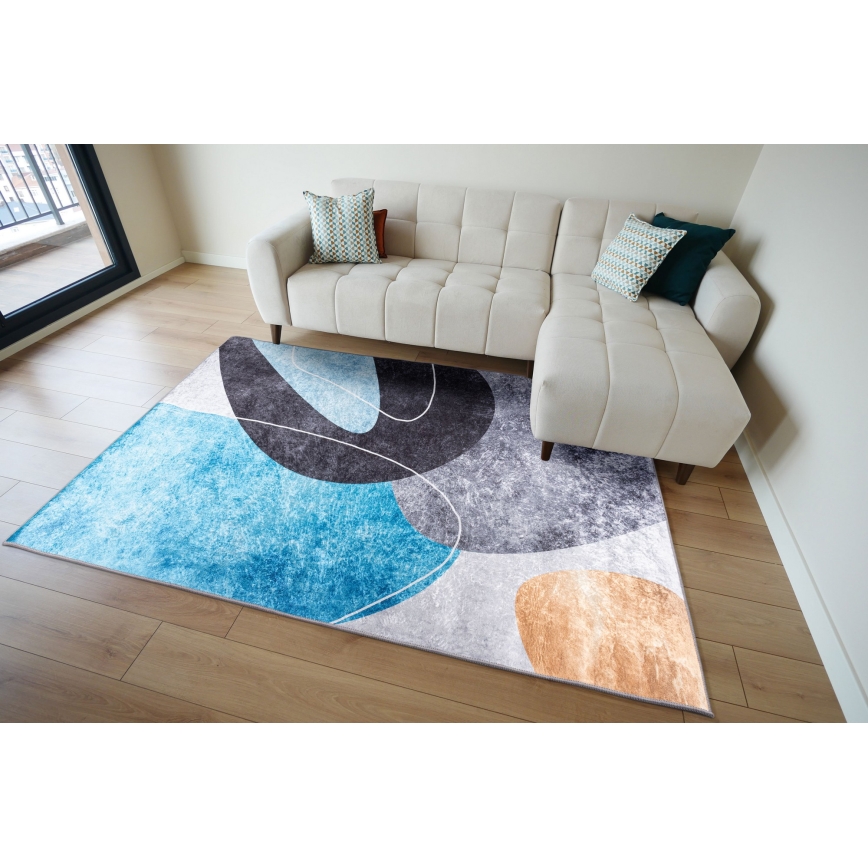 Protuklizni tepih PRINT SHINE 160x230 cm, višebojan