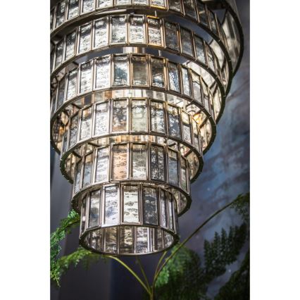 PTMD - Luster na lancu CEYLIN 1xE27/40W/230V, prečnik 40 cm