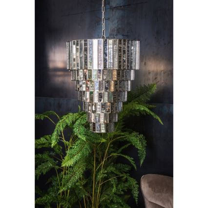 PTMD - Luster na lancu CEYLIN 1xE27/40W/230V, prečnik 40 cm