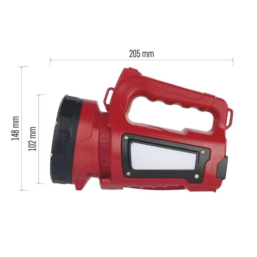 Puniva LED baterijska lampa 3,7 V, IP44, 1000 lm, 15000 mAh