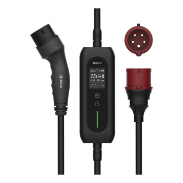 Punjač za električne automobile, tip 2, kabl 5 m, 22 kW (16 A), IP54, Tuya