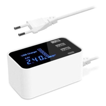 Punjačka stanica 3xUSB A + 1xUSB C