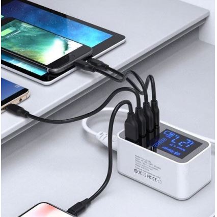 Punjačka stanica 3xUSB A + 1xUSB C
