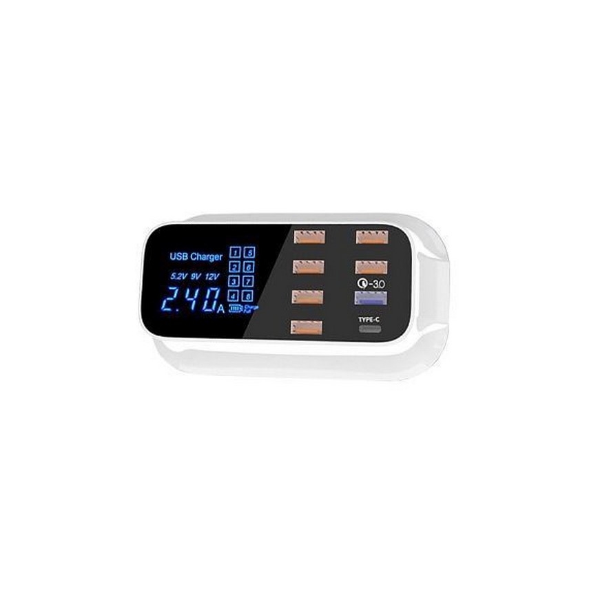 Punjačka stanica 8x USB 40W/230V