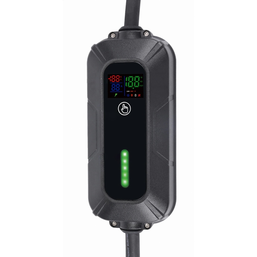 Prenosna putna stanica za punjenje električnih vozila EV/PHEV AC Type 2 16A/400V 22kW IP55 7m + adapter 230V 3,7kW + futrola