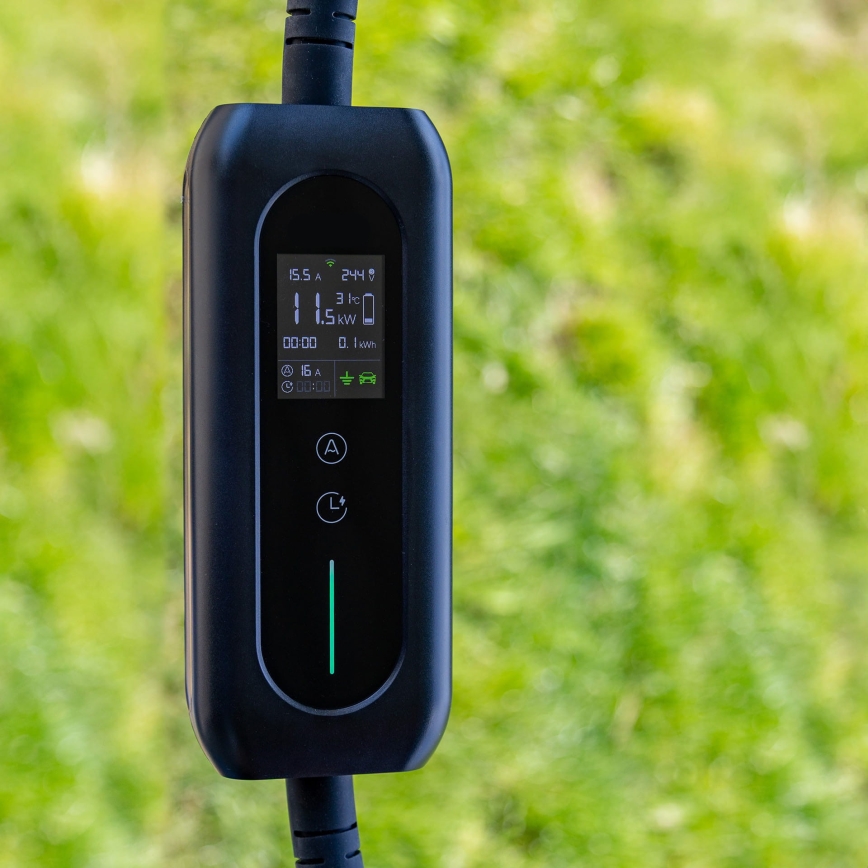 Punjačka stanica za električne automobile tipa 2 — 5 m, 22 kW, 32 A, IP54, Tuya